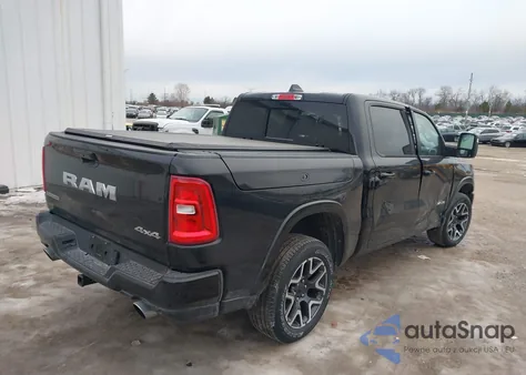 2025 Ram 1500 Laramie 4X4 5'7 Box from USA, damaged, VIN 1C6SRFJP2SN506486